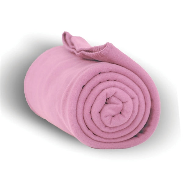 Roll up Fleece Blanket 50" X 60" w/ Matching Whipstitch