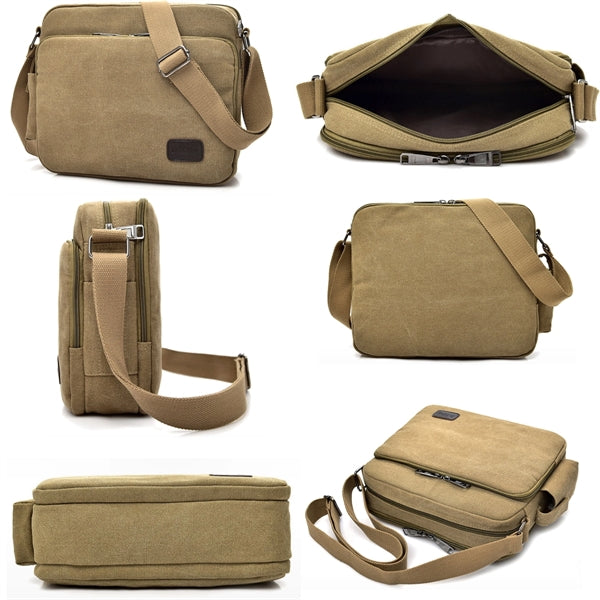 Classic Canvas Messenger Bag