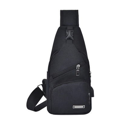 Sling Bag with Built-in USB Port