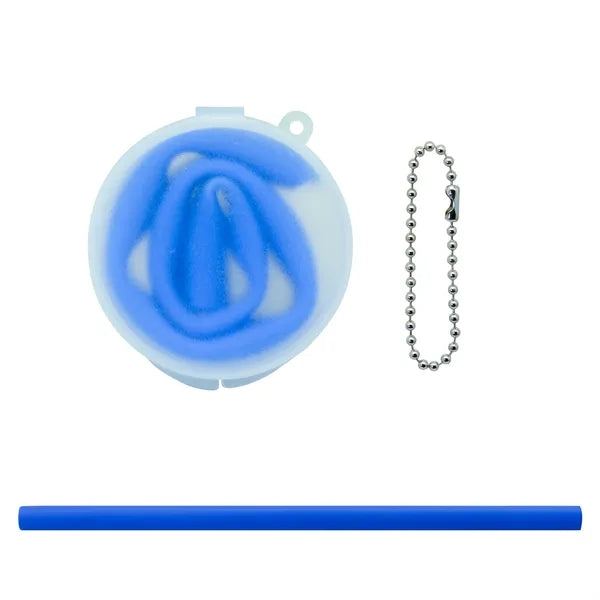 Silicone Straw with Round box