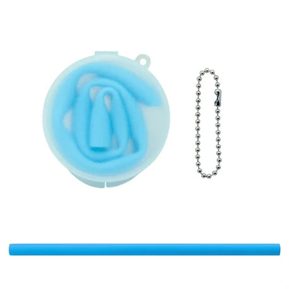 Silicone Straw with Round box