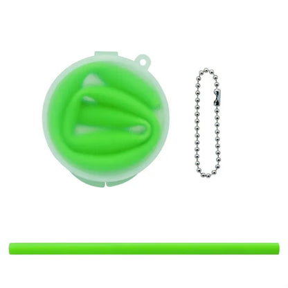 Silicone Straw with Round box