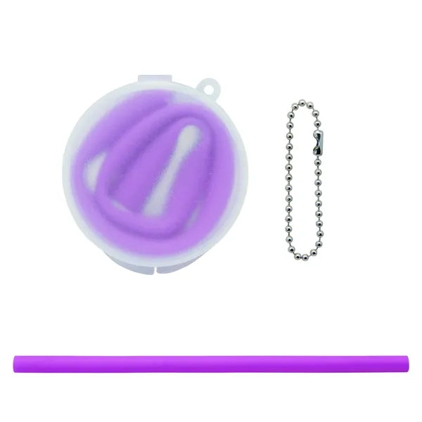 Silicone Straw with Round box