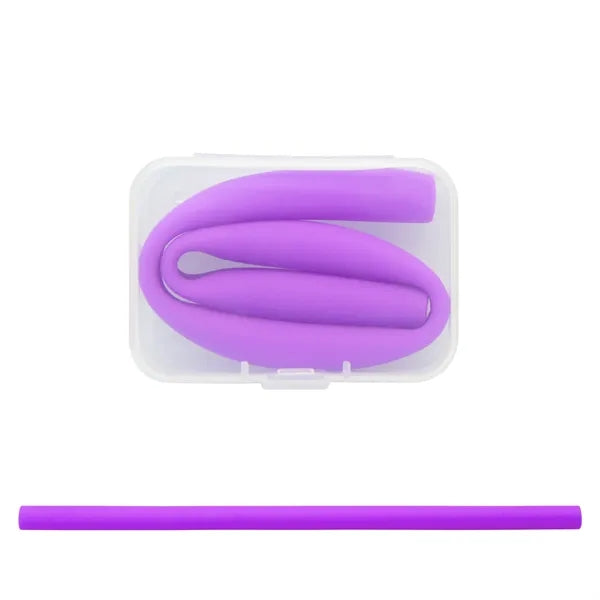 Silicone Straws with Rectangular box