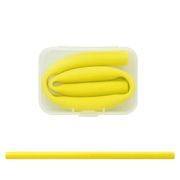 Silicone Straws with Rectangular box