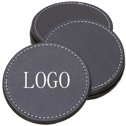 Round leather Coaster Suit