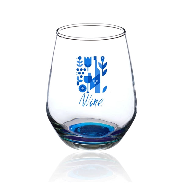 12 oz. Silicia Stemless Wine Glasses
