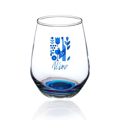 12 oz. Silicia Stemless Wine Glasses