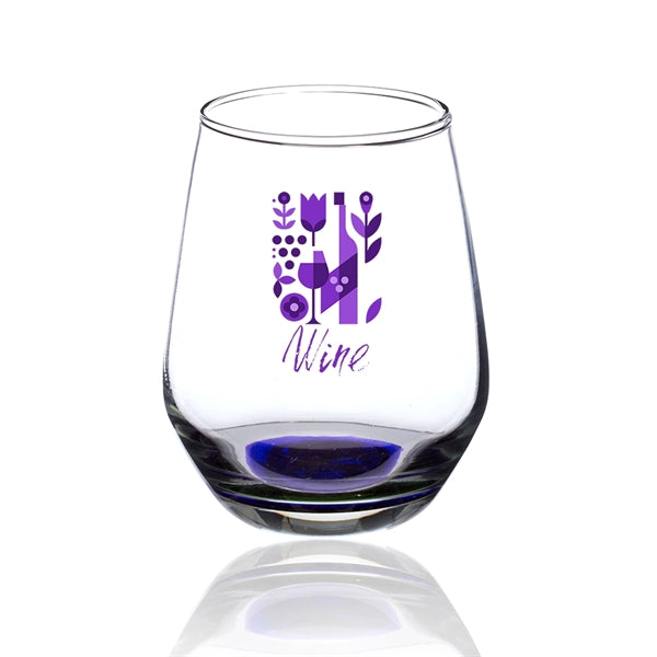 12 oz. Silicia Stemless Wine Glasses