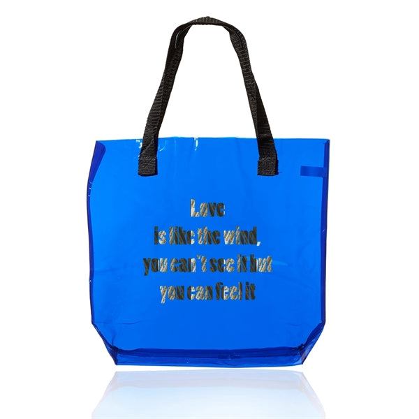 Savanna Clear Plastic Tote Bags