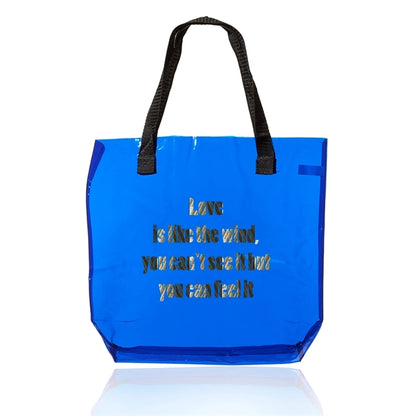 Savanna Clear Plastic Tote Bags