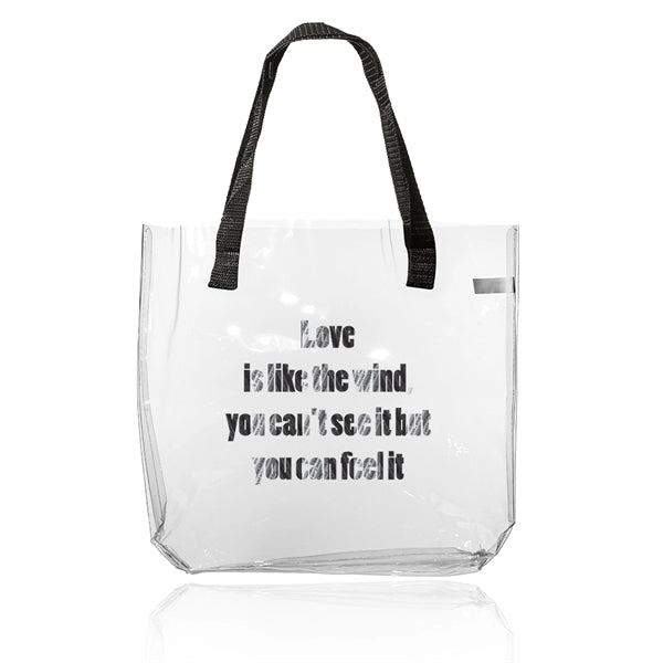 Savanna Clear Plastic Tote Bags