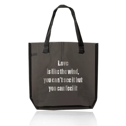 Savanna Clear Plastic Tote Bags