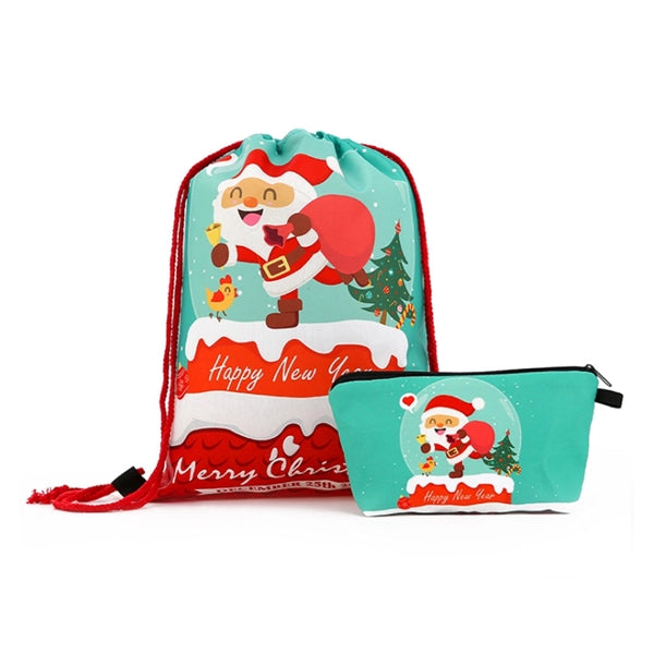 Free Shipping Christmas Drawstring Backpack