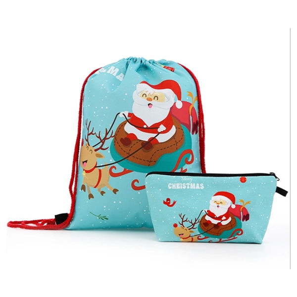 Free Shipping Christmas Drawstring Backpack
