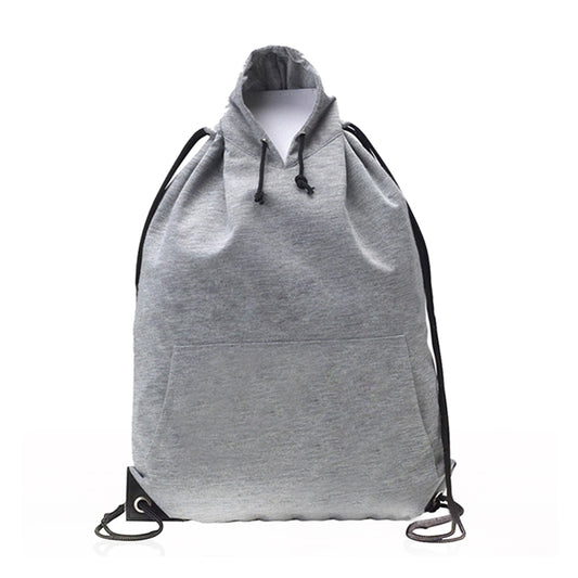 Jersey Sweatshirt Drawstring Bag