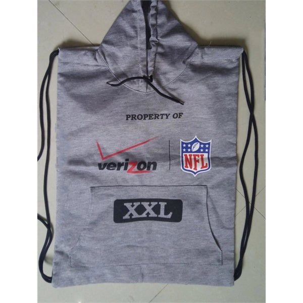 Jersey Sweatshirt Drawstring Bag