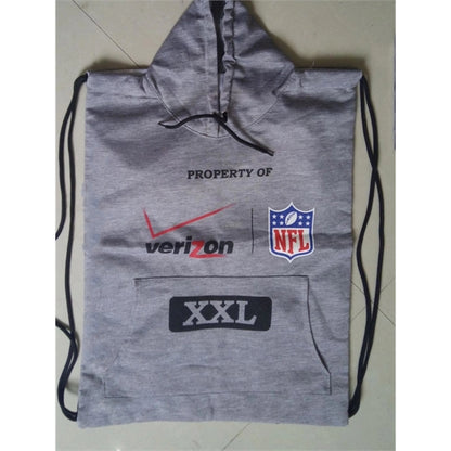 Jersey Sweatshirt Drawstring Bag