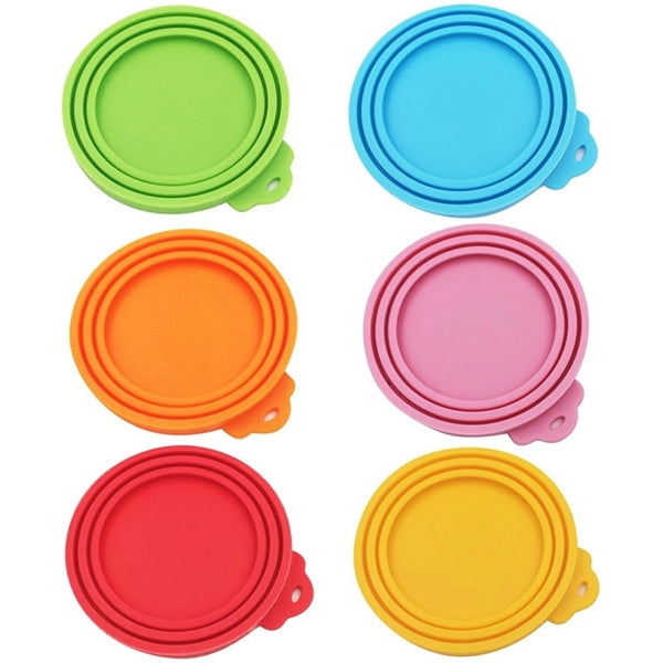 Silicone pets can lid