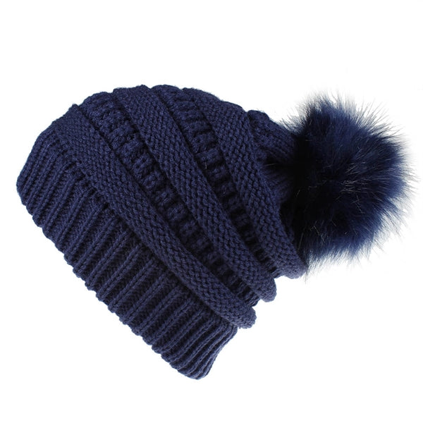 Womens Slouchy Winter Knit Beanie Hat