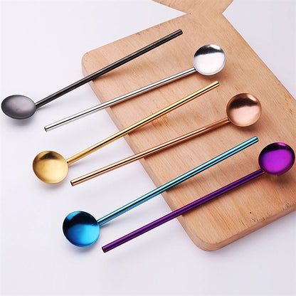 8 In Stainless Steel Colorful Stirrers
