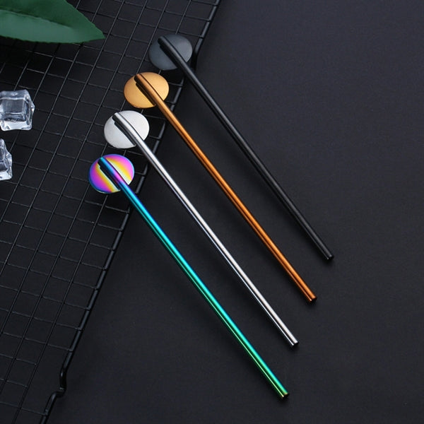 8 In Stainless Steel Colorful Stirrers