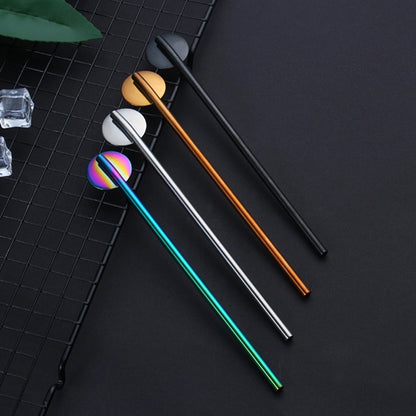 8 In Stainless Steel Colorful Stirrers