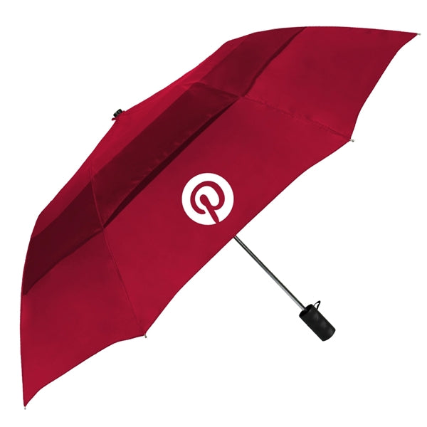 Vented Grand Practicality Folding Umbrella - 46", Auto-Open