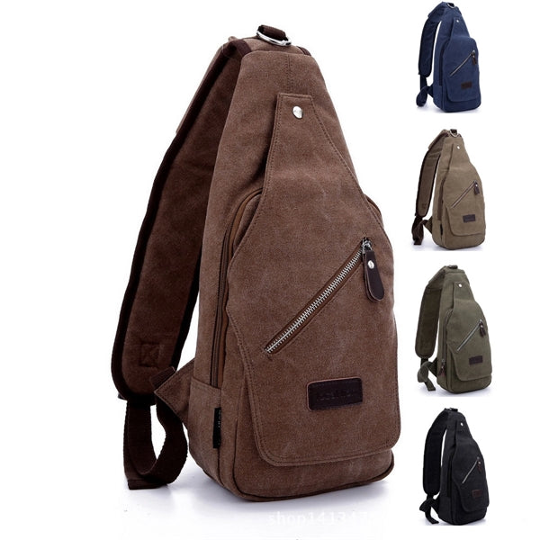 Washable Canvas Chest Bags