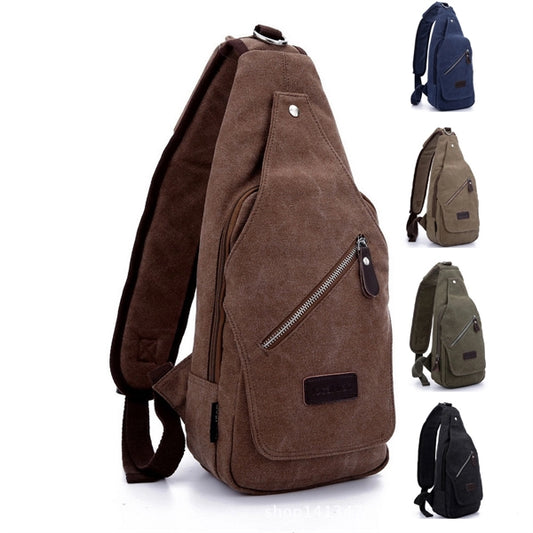 Washable Canvas Chest Bags