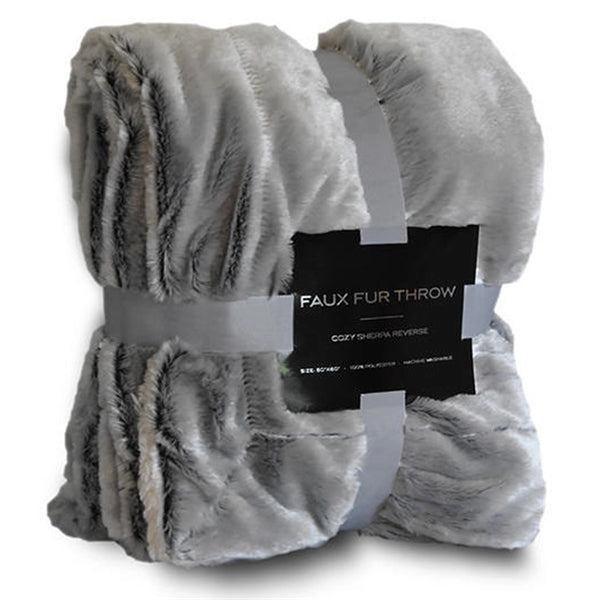 Faux Fur Throw
