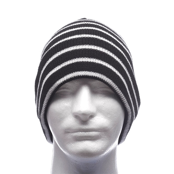Caribou Striped Knitted Beanies