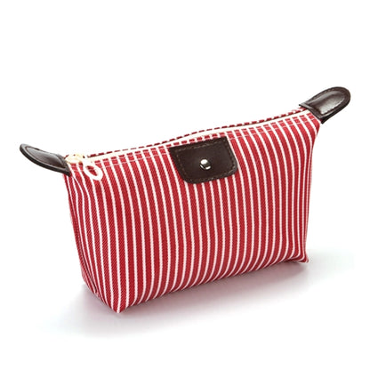Stripe Cosmetic Vanity Bag