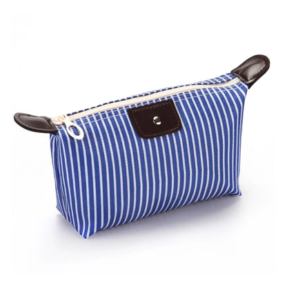 Stripe Cosmetic Vanity Bag