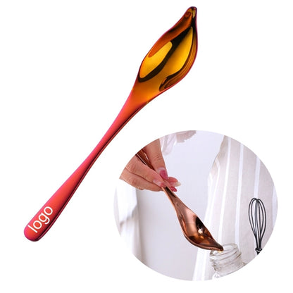 304 Stainless Steel Colored Tipped Oil Spoon