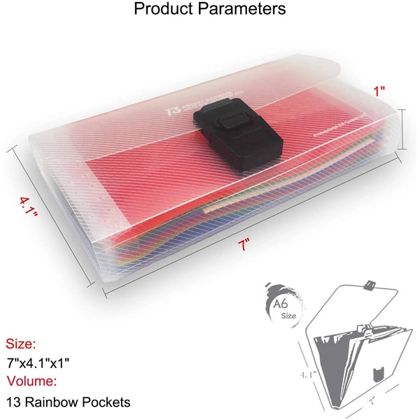A6 Expandable Accordion Folders