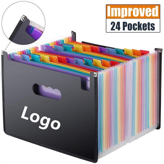 24 Pockets Expanding File Folder