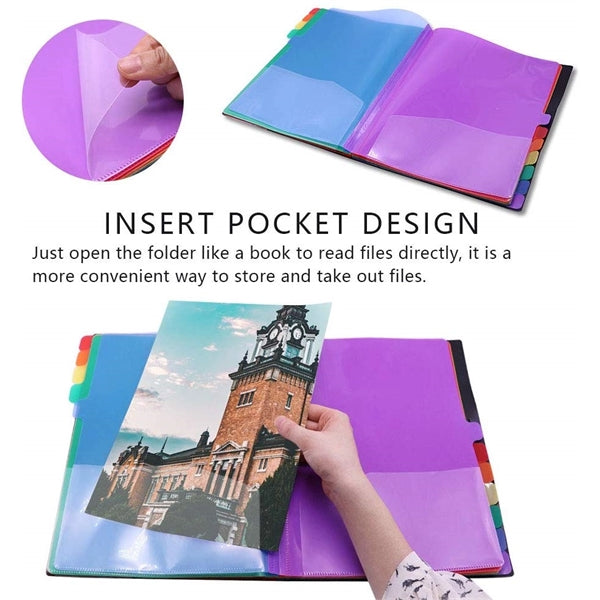 12 Pockets Expanding File Organizer