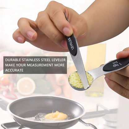 7pcs Dual Sided Magnetic Measuring Spoons Sets