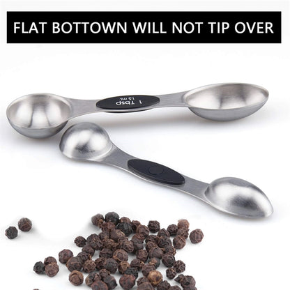 7pcs Dual Sided Magnetic Measuring Spoons Sets