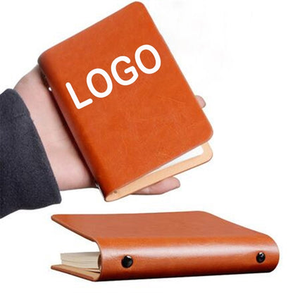 A7 Portable Leather Loose-leaf Notebook