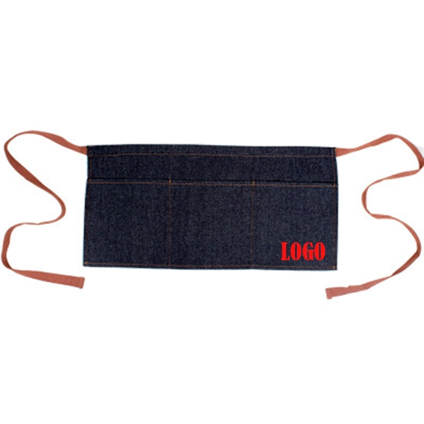 Denim Half-length Apron