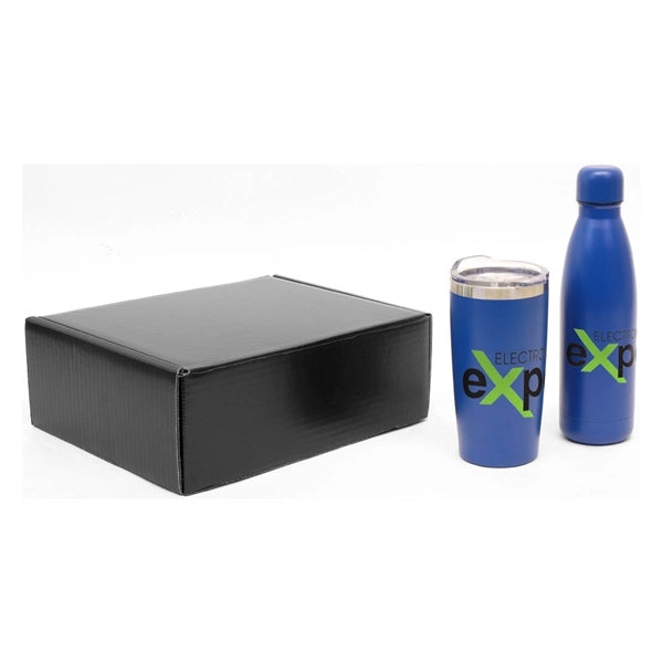 Stainless Steel 17oz. Tumbler & 22oz. Bottle Set