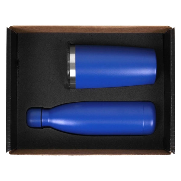 Stainless Steel 17oz. Tumbler & 22oz. Bottle Set
