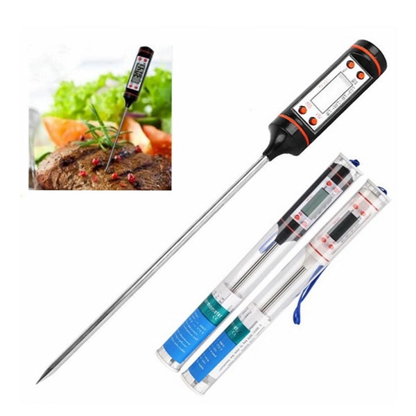 Digital Cooking Thermometer with Stainless Probe