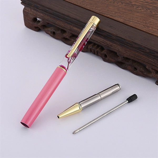Luxury Flower Metal Ballpoint Pens