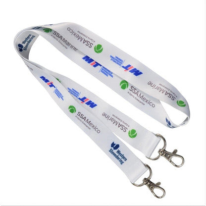 Polyester Open Ended Full Color Sublimated Lanyards