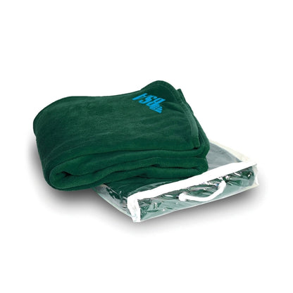 Coral Fleece Blanket Bottle Combo Set