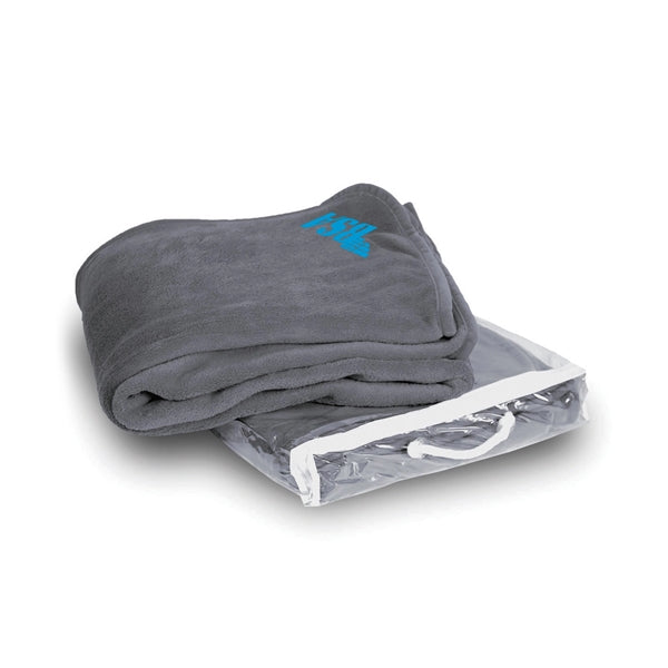 Coral Fleece Blanket Bottle Combo Set