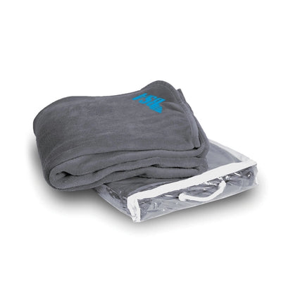 Coral Fleece Blanket Bottle Combo Set